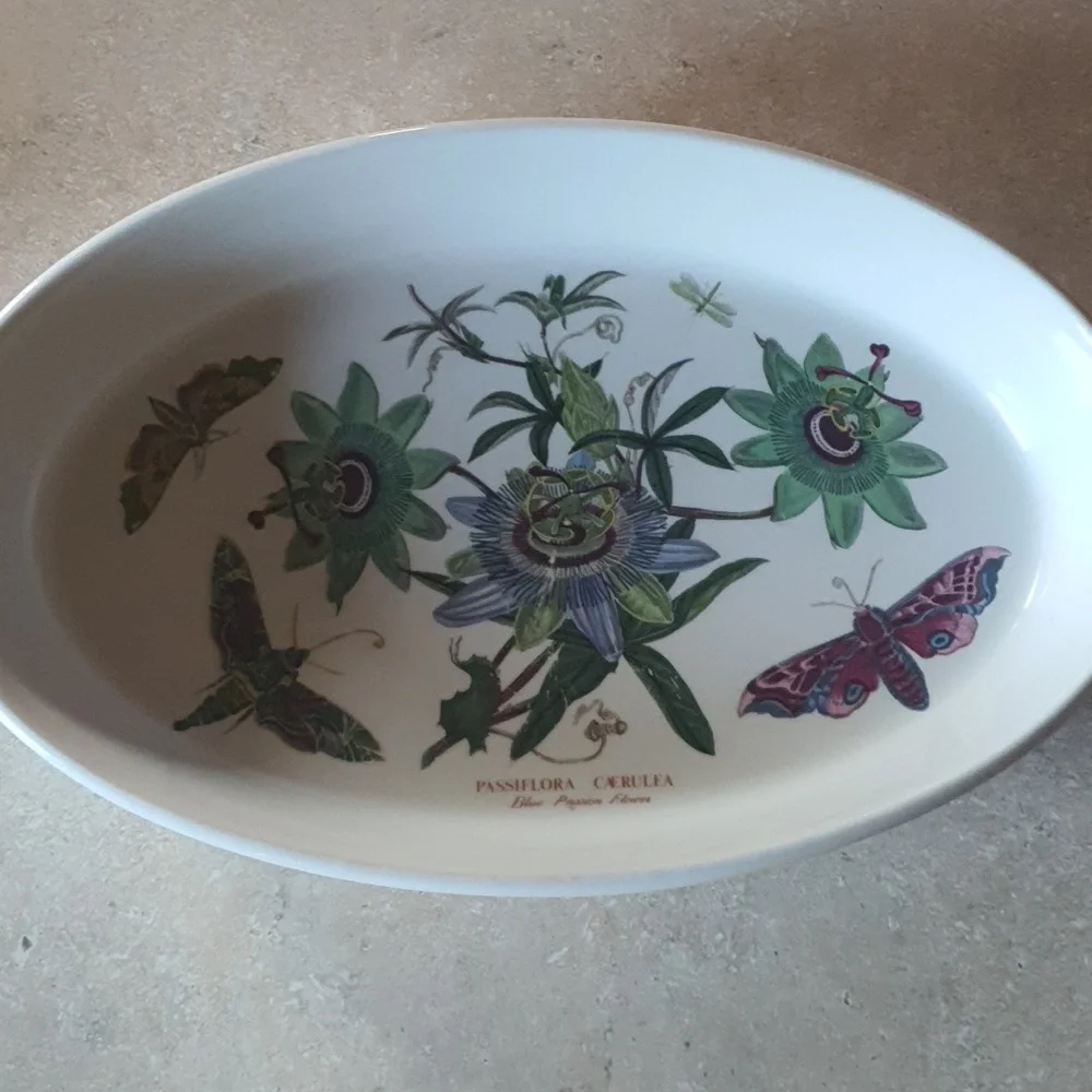 Portmeirion botanic garden oval baking pan
